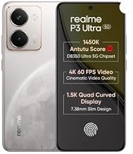 realme P3 Ultra 5G (Glowing Lunar White, 8GB RAM, 128GB Storage)