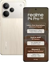 realme P4 pro 5G Smartphone 8+128GB Birch Wood, 6.8-inch Screen, 144Hz Display,7000mAh Battery,80W Ultra Charge, 108MP AI Camera,Snapdragon® 7 Gen 4 Chipset, IP65