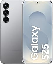 Samsung Galaxy S25 5G Smartphone with Galaxy AI (Silver Shadow, 12GB RAM, 256GB Storage), Snapdragon 8 Elite, 50 MP Camera with ProVisual Engine and 4000mAh Battery