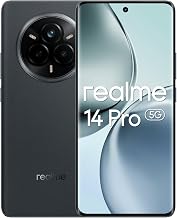 realme 14 Pro Smartphone 6.77 Inch FHD+ Diaplay 120Hz Dimensity 7300 4nm Chip 256GB ROM 8GB RAM Android 15 45W Fast Charge 5G Dual SIM Support NFC Fingerprint GPS WiFi (Grey)