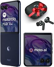 Motorola razr 50 Ultra (Midnight Blue, 12GB RAM, 512GB Storage) | with Moto Buds+ | Moto ai | 4.0" External AMOLED Display | Snapdragon 8s Gen 3 | 6.9" AMOLED 165Hz Display | 32MP Selfie Camera
