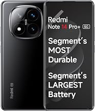 Redmi Note 14 Pro+ 5G Titan Black 8GB RAM 256GB Storage| 50 MP Triple Camera with Telephoto | Corning Gorilla Glass Victus 2 | IP 68 | SD 7s Gen 3