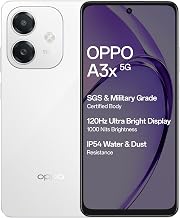 OPPO A3X 5G (Starlight White, 4GB RAM, 128GB Storage)|6.67” HD+ 120Hz Refresh Rate Screen | 45W SUPERVOOC|with No Cost EMI/Additional Exchange Offers