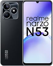 realme narzo N53 (Feather Black, 4GB+64GB) 33W Segment Fastest Charging | Slim Smartphone | 90 Hz Smooth Display
