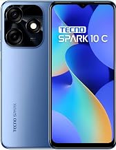 Tecno Spark 10C (Meta Blue,8GB RAM,128GB Storage)|16GB Expandable RAM |90Hz Refresh Rate 6.56" HD+Dot Display|16MP AI Dual Rear Camera