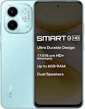Infinix Smart 9 HD (Mint Green, 3GB RAM, 64GB Storage) | 250K+ Drop Tests | 90Hz Punch Hole Display | 5000mAh Battery