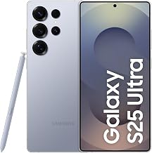 Samsung Galaxy S25 Ultra 5G AI Smartphone (Titanium Silverblue, 12GB RAM, 256GB Storage), 200MP Camera, S Pen Included, Long Battery Life