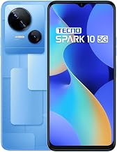 Tecno Spark 10 (Meta Blue, 4GB RAM,64GB Storage)|16GB Expandable RAM | Ultra Clear 50MP Superior Rear Camera| Dimensity 6020 7nm Powerful Processor