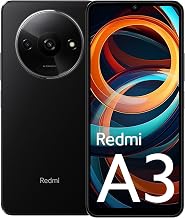 Redmi A3 (Midnight Black, 6GB RAM, 128GB Storage) | Premium Halo Design | 90Hz Display | Powerful 4G G36 Processor