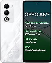 OPPO A5 5G (Mist White, 6GB RAM, 128GB Storage) with No Cost EMI/Additional Exchange Offers