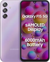 Samsung Galaxy F15 5G (Groovy Violet, 6GB RAM, 128 GB Storage)
