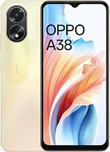 Oppo A38 (Glowing Gold, 4GB RAM, 128GB Storage) | 5000 mAh Battery and 33W SUPERVOOC | 6.56" HD 90Hz Waterdrop Display | 50MP Rear AI Camera with No Cost EMI/Additional Exchange Offers