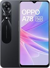 Oppo A78 5G (Glowing Black, 8GB RAM, 128 Storage) | 5000 mAh Battery with 33W SUPERVOOC Charger| 50MP AI Camera | 90Hz Refresh Rate | with No Cost EMI/Additional Exchange Offers
