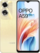 Oppo A59 5G (Silk Gold, 6GB RAM, 128GB Storage) | 5000 mAh Battery with 33W SUPERVOOC Charger | 6.56" HD+ 90Hz Display | with No Cost EMI/Additional Exchange Offers